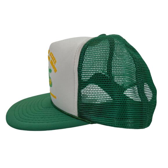 Vintage Snapback Trucker Hat Lindeman John Deere WA State Pioneer Power Show - Picture 4 of 9